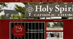 Desktop Screenshot of holyspiritrochester.org